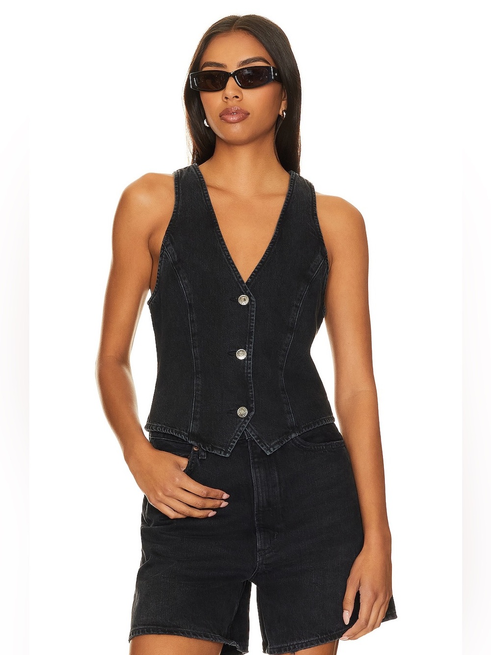 Agolde Heller Vest in Spider